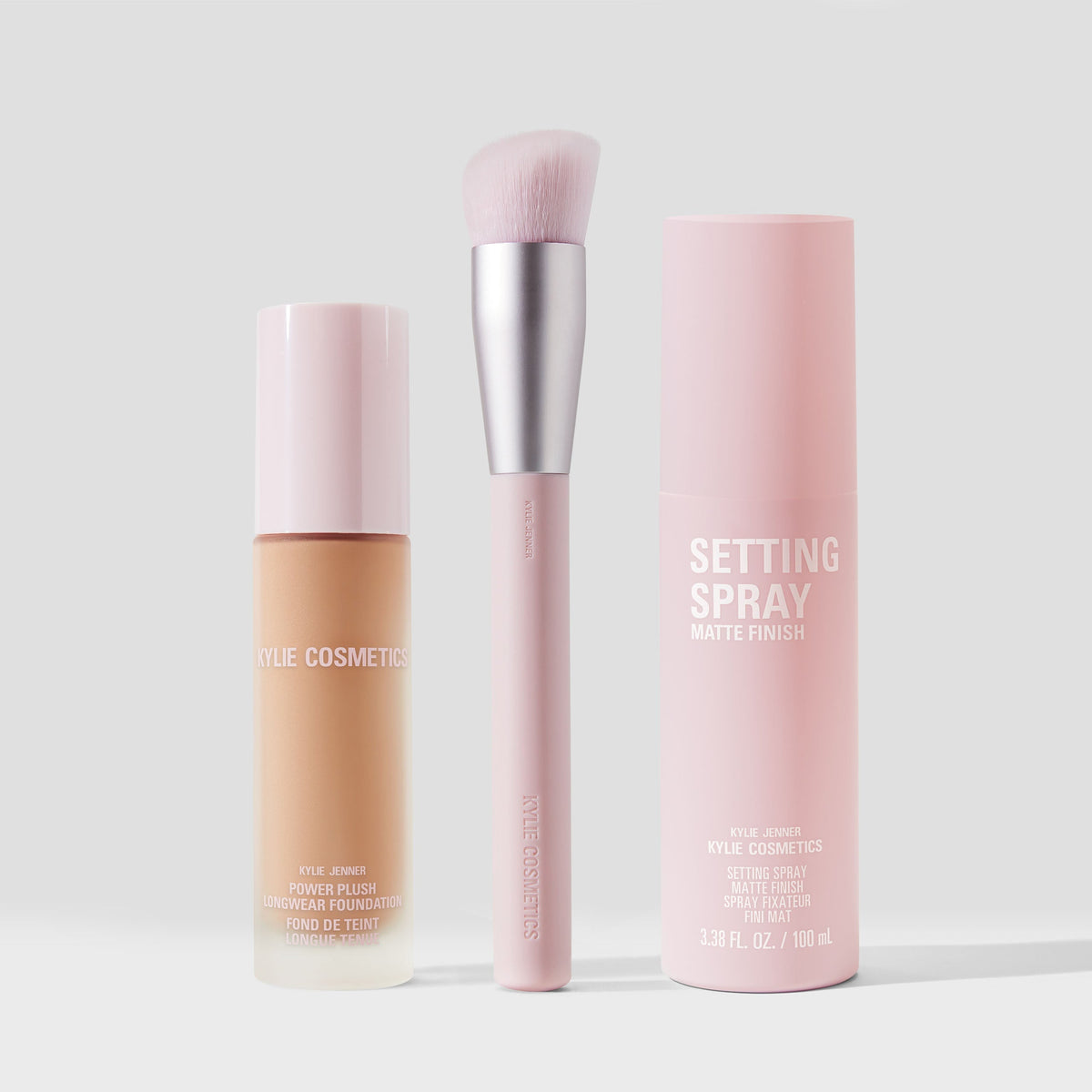 Kylie-Cosmetics Power Plush Foundation Trio