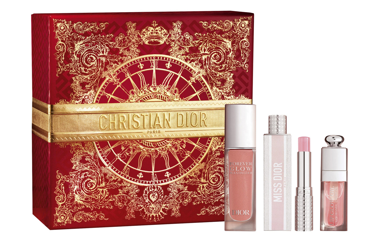 Dior Sample Set New Year Limited Miss Dior Solid Perfume Lemon Rose Scent Blush 11Ml Solid Fragrance 3 2G Lip Oil 6Ml 641530285