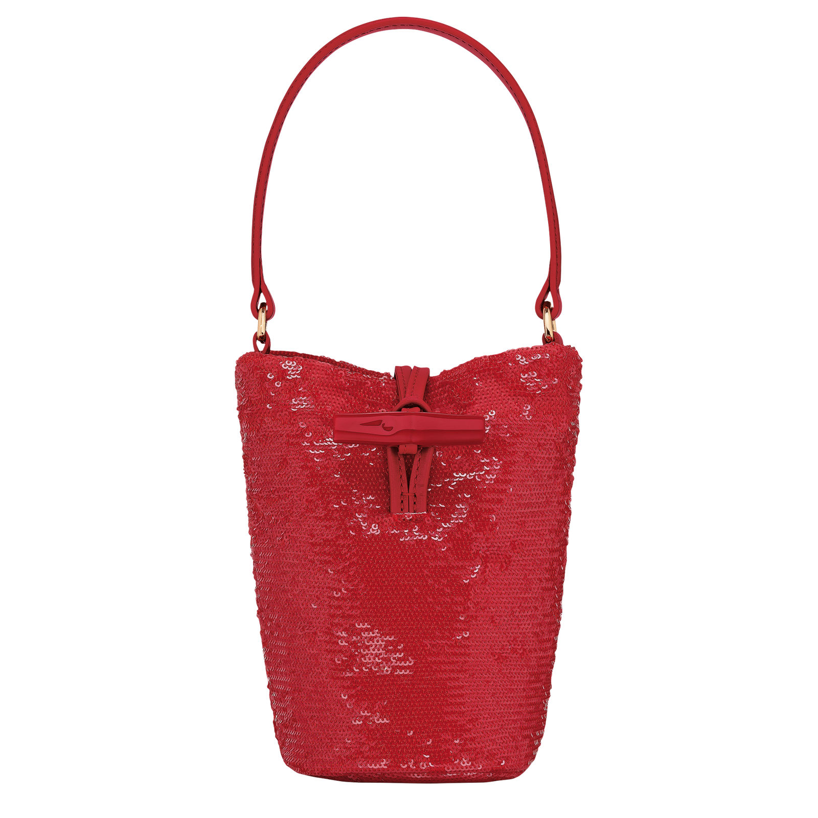 Longchamp Le Roseau Handbag Red