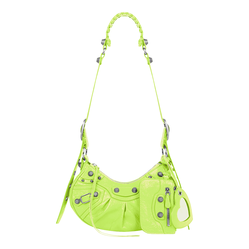 Balenciaga Le Cagole Xs Shoulder Bag Fluo Yellow