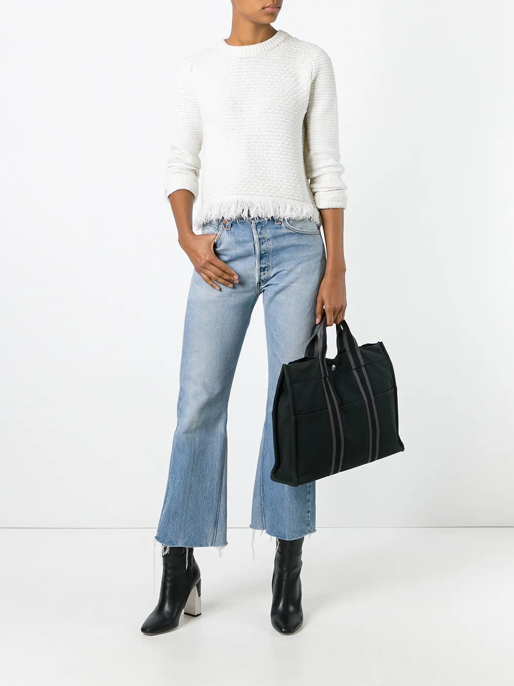 canvas rectangular tote