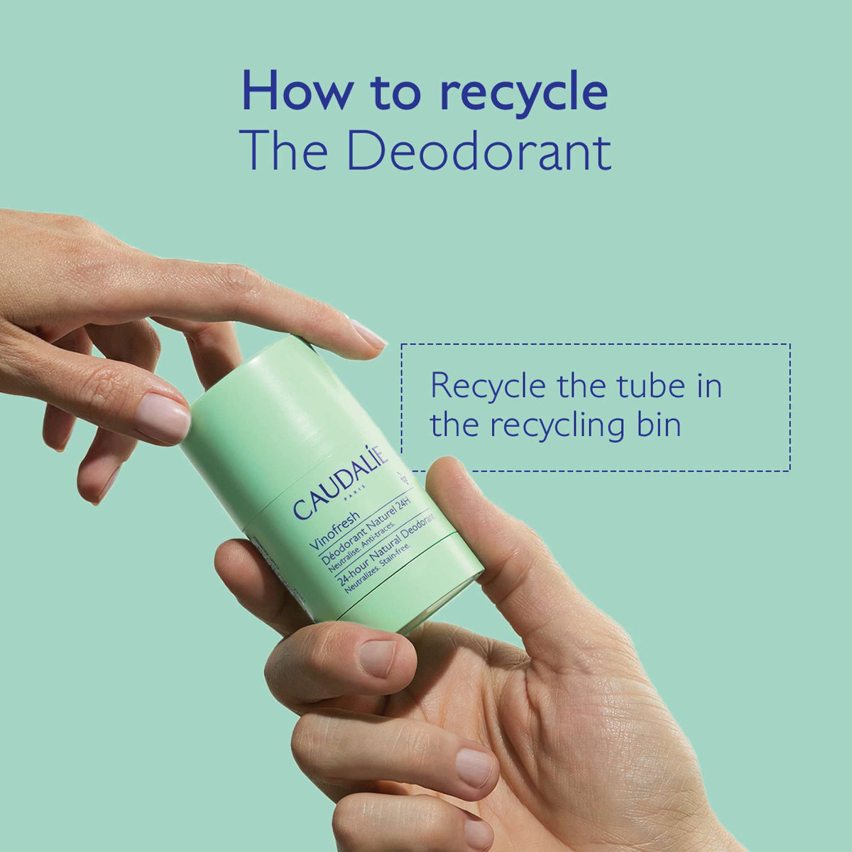 Caudalie Vinofresh Natural Aluminum-Free Deodorant 50g