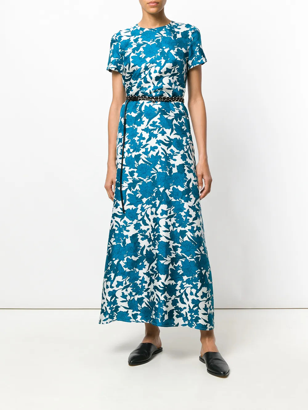 floral-print maxi dress