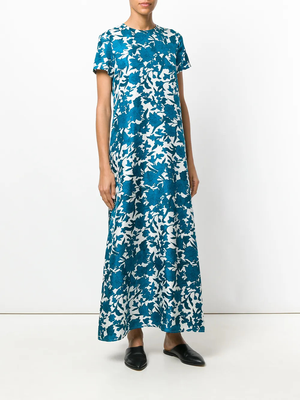 floral-print maxi dress
