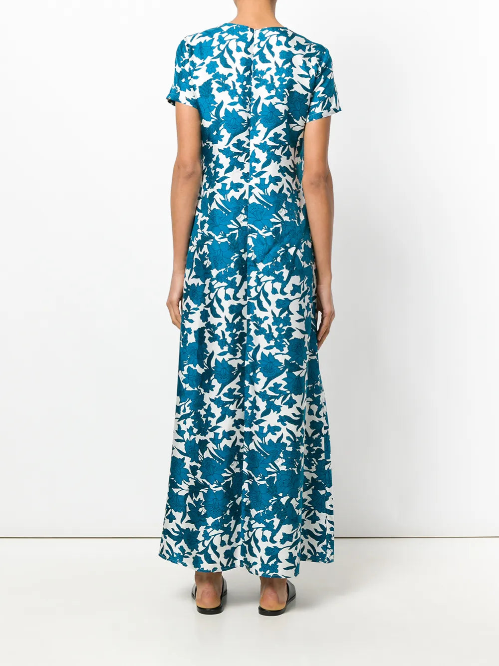 floral-print maxi dress