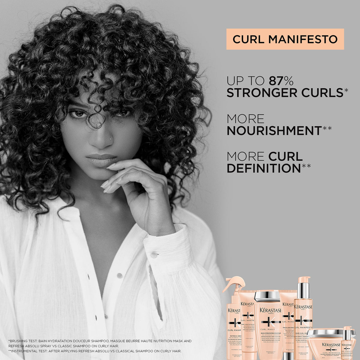 Kérastase Curl Manifesto Bain Hydratation Douceur: Gentle Hydrating Creamy Shampoo System 250ml