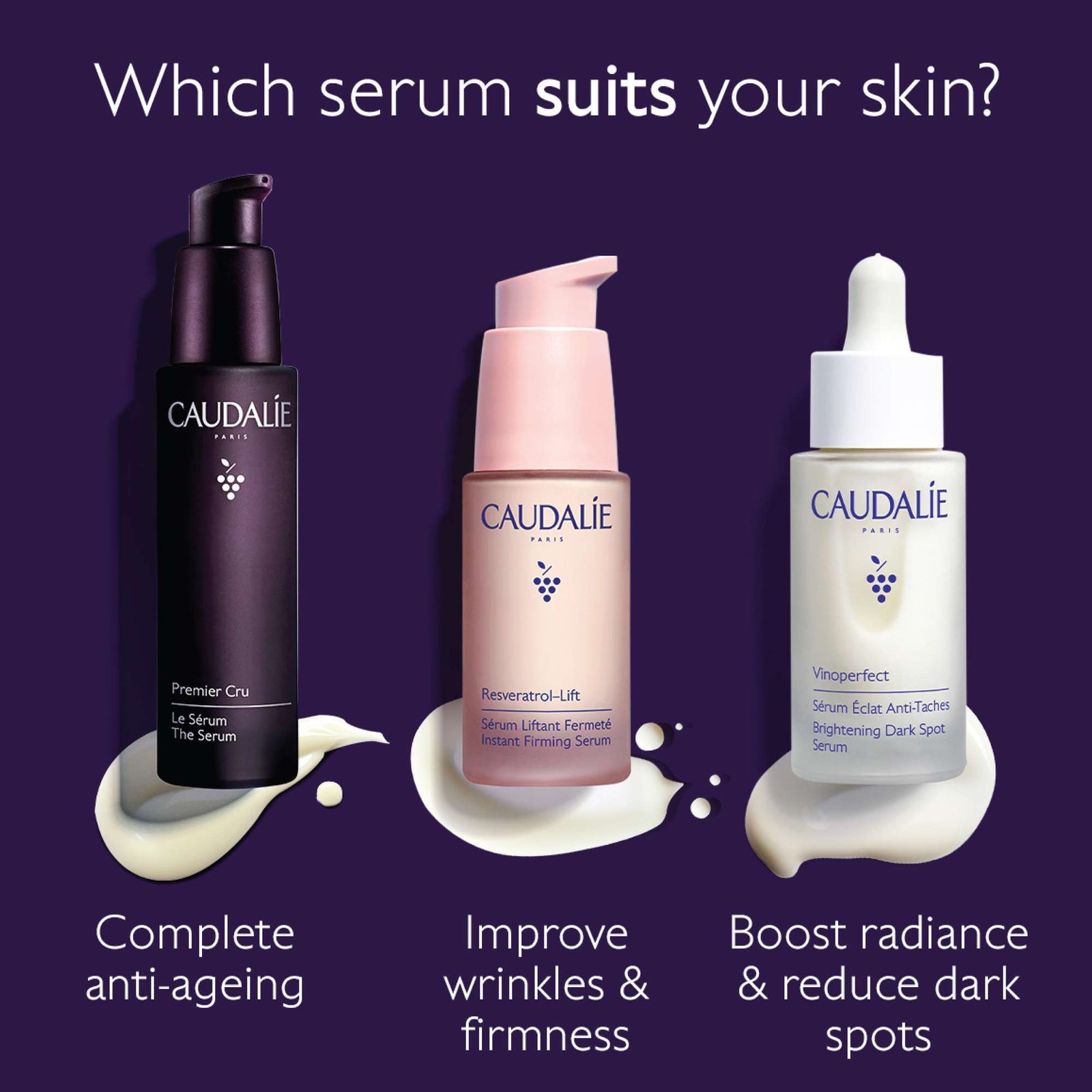 Caudalie Premier Cru Anti-Aging Serum with Niacinamide and Hyaluronic Acid 30ml