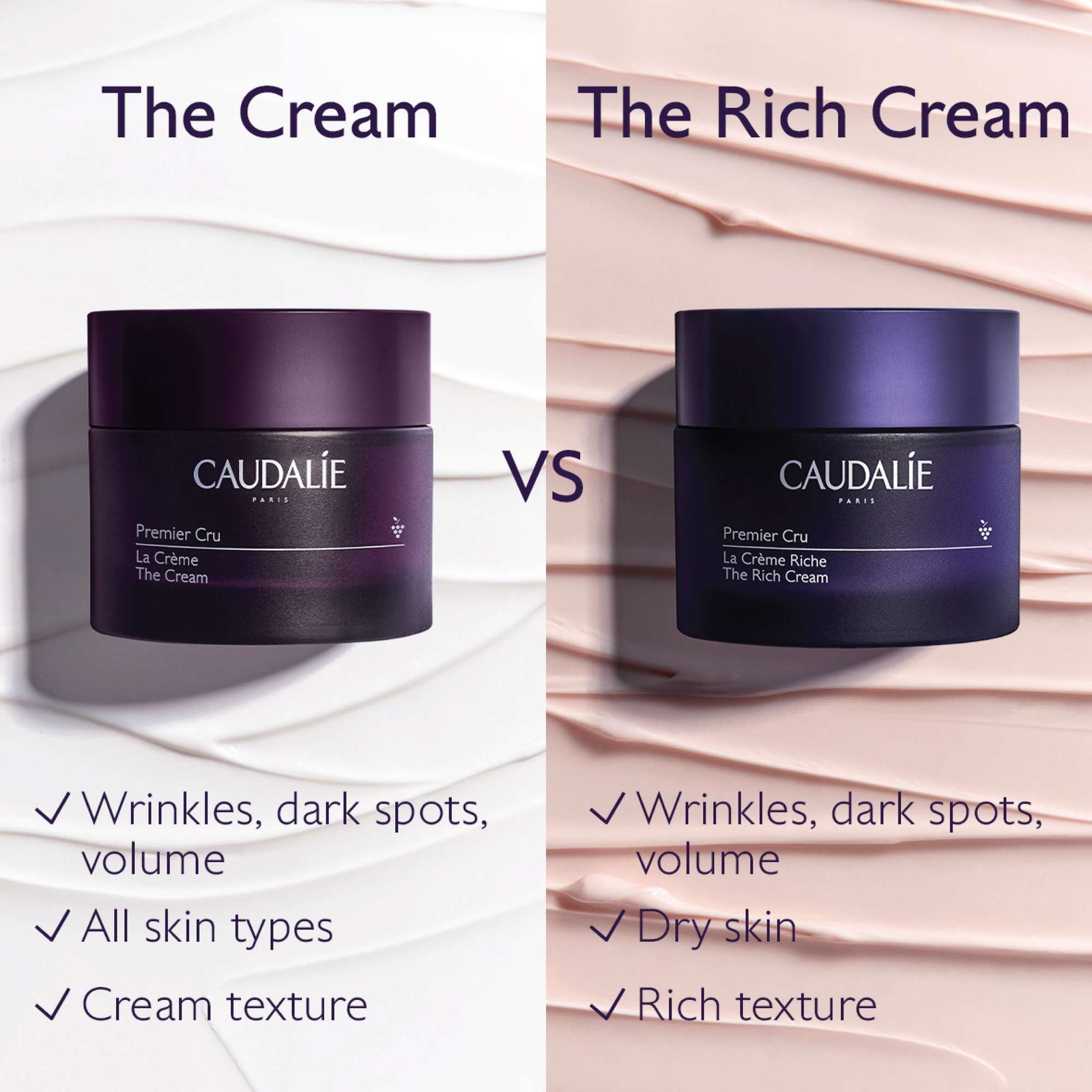 Caudalie Premier Cru Skin Barrier Rich Refillable Moisturiser with Bio-Ceramides 50ml