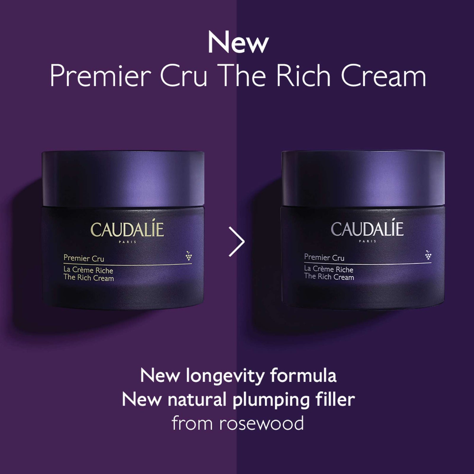 Caudalie Premier Cru Skin Barrier Rich Refillable Moisturiser with Bio-Ceramides 50ml
