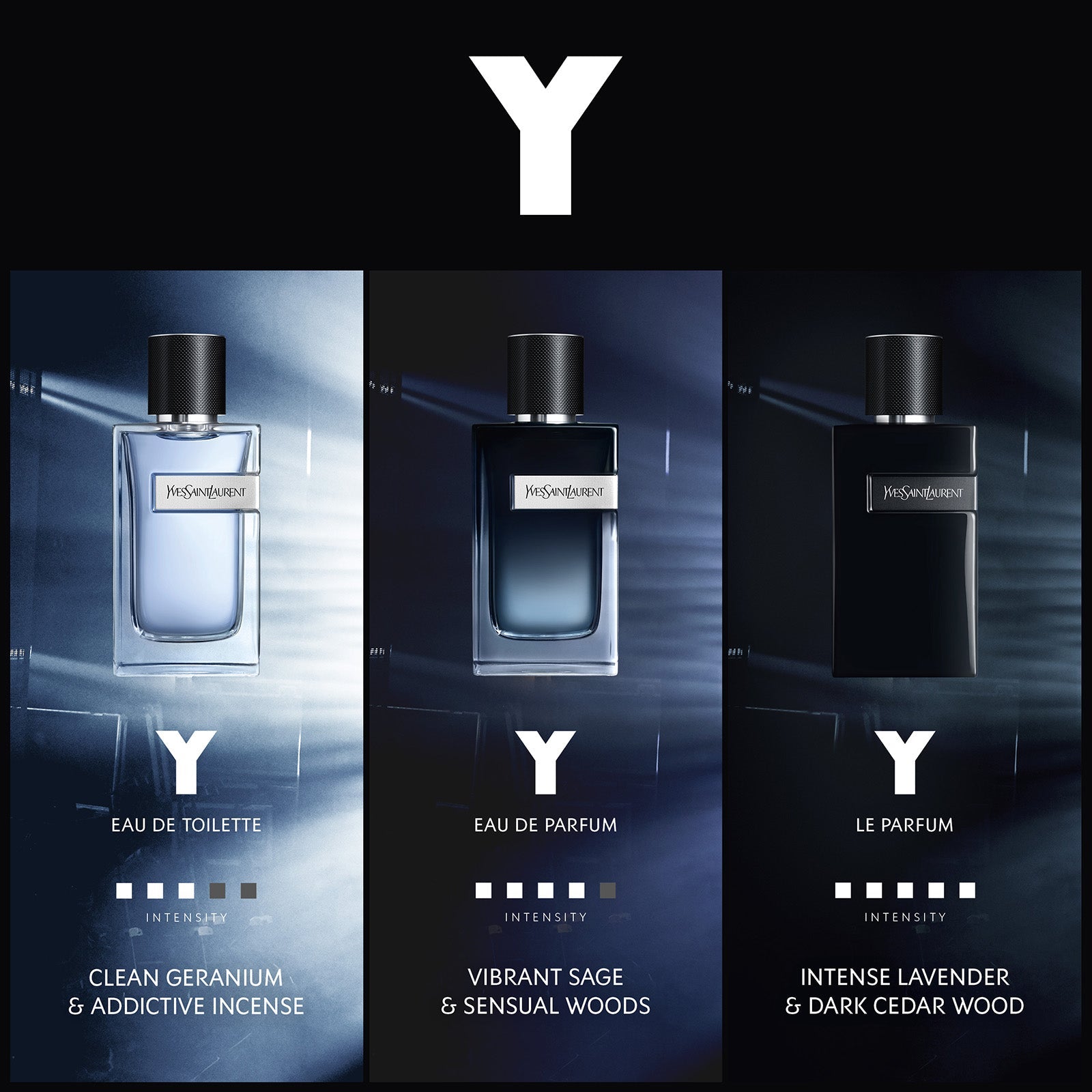 Yves Saint Laurent Y For Men Eau de Toilette Spray 60ml