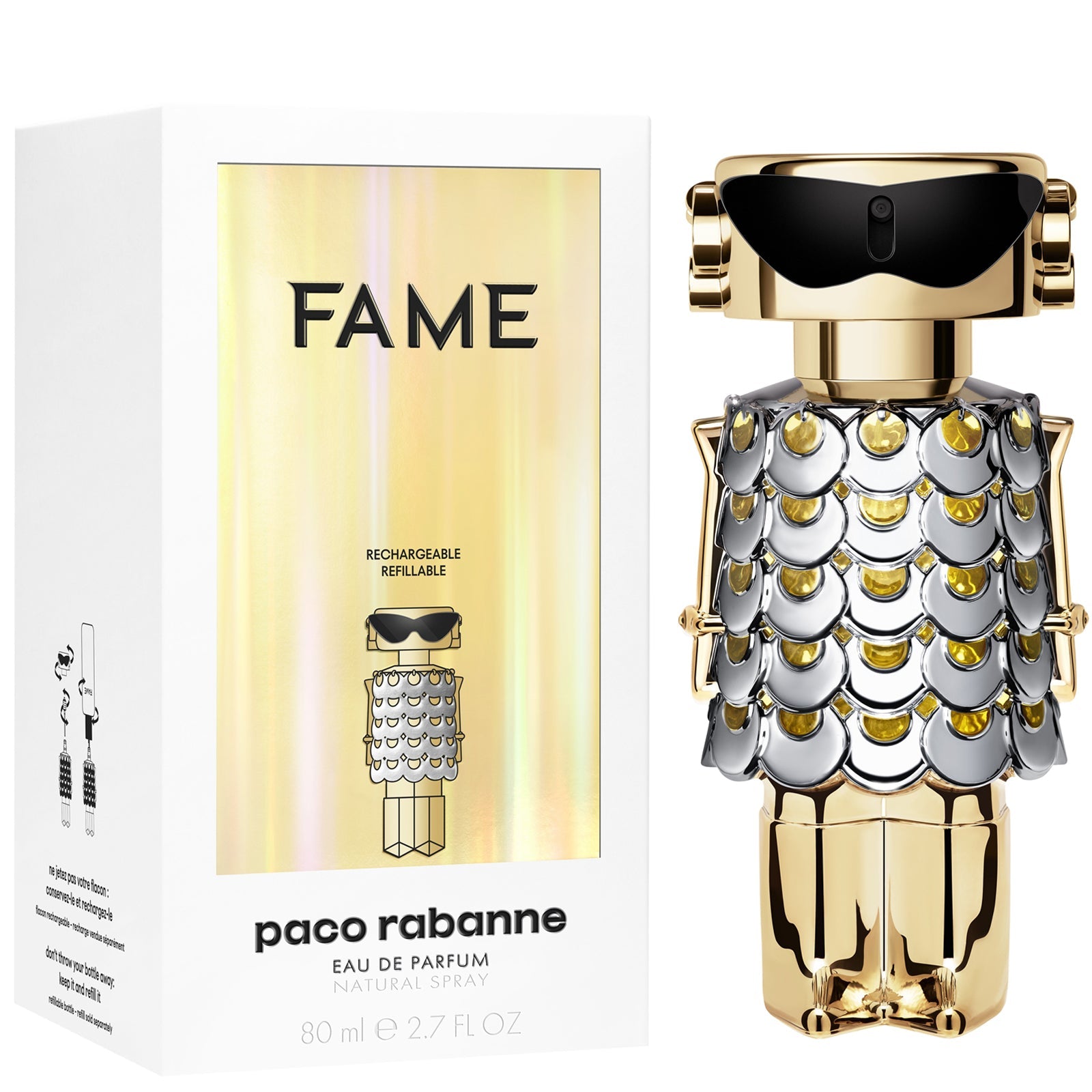 Rabanne Fame Eau de Parfum Refillable 80ml