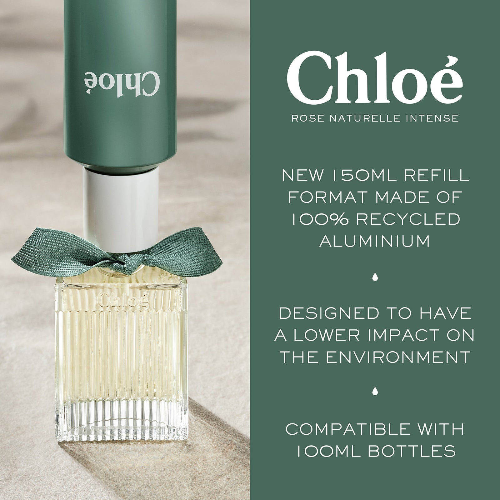Chloé Rose Naturelle Intense Eau de Parfum Refillable Spray 100ml