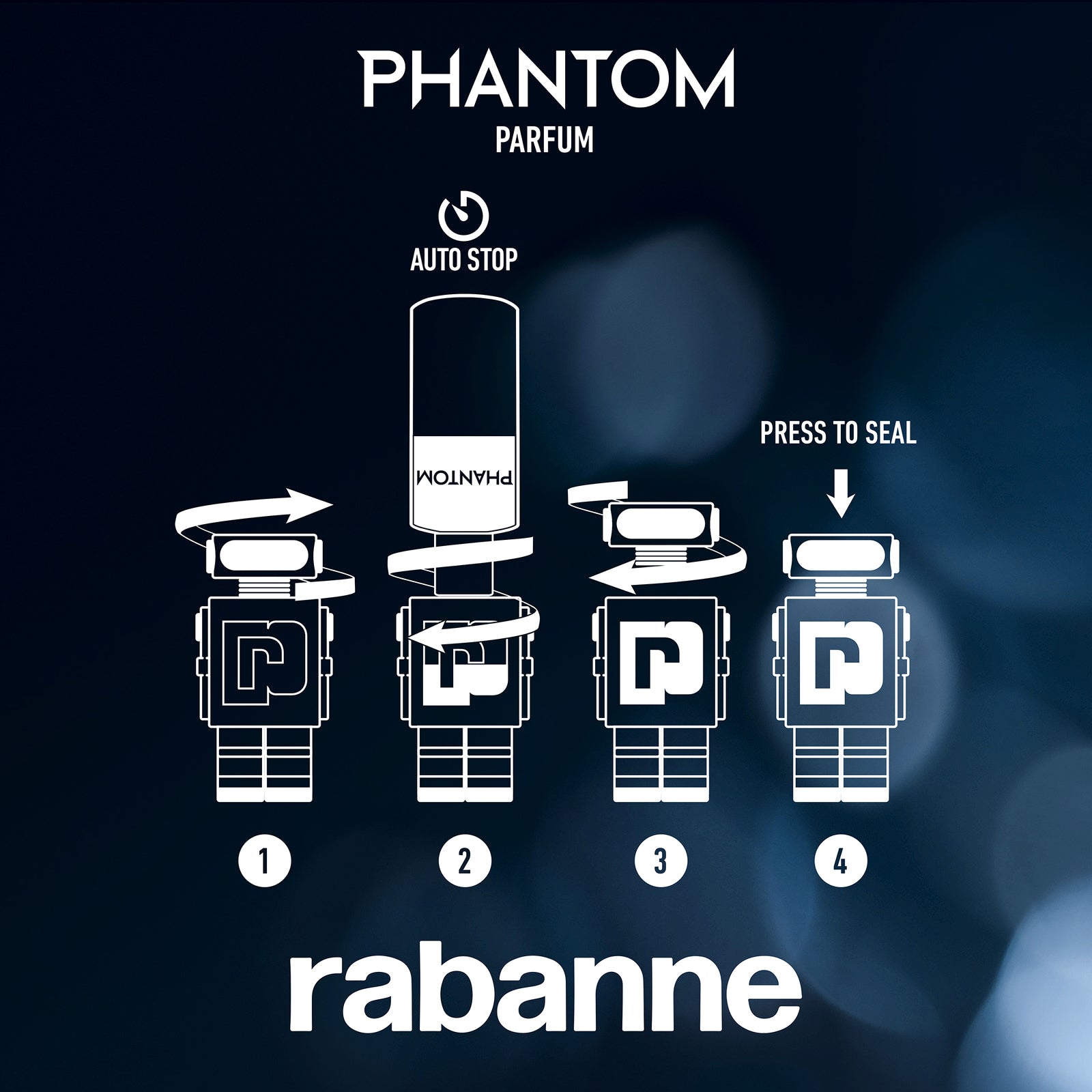 Rabanne Phantom Eau de Parfum Refill Bottle 200ml