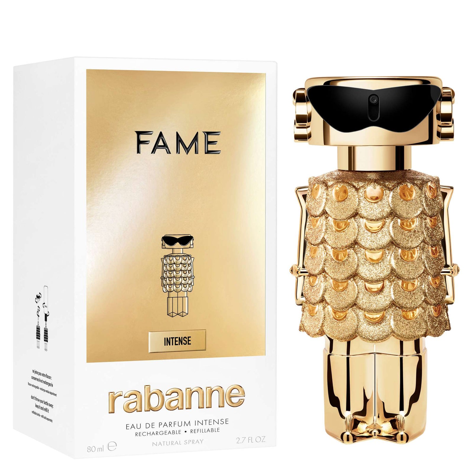 Rabanne Fame Intense Eau de Parfum Refillable 80ml