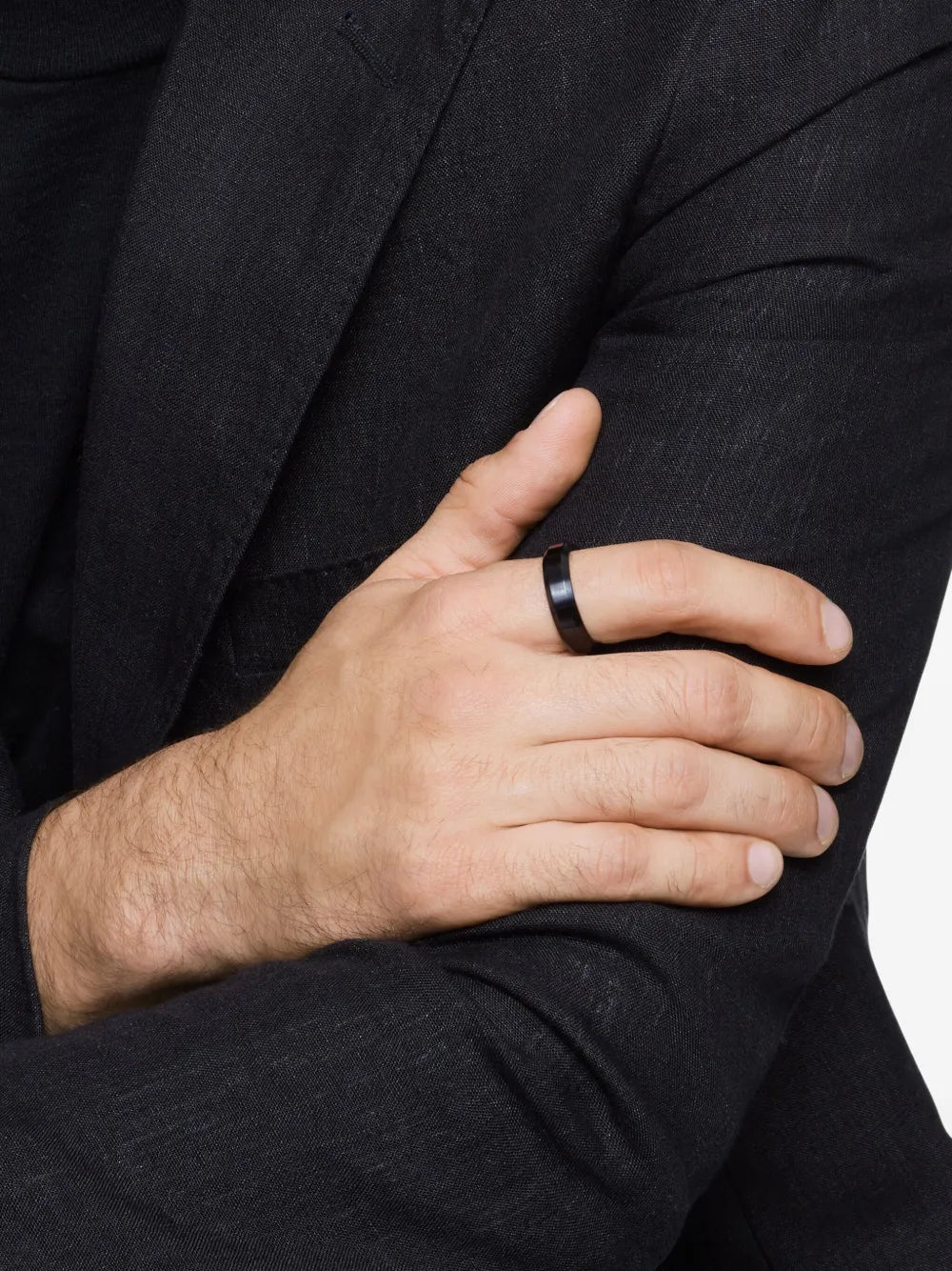 Beveled band ring (6mm)