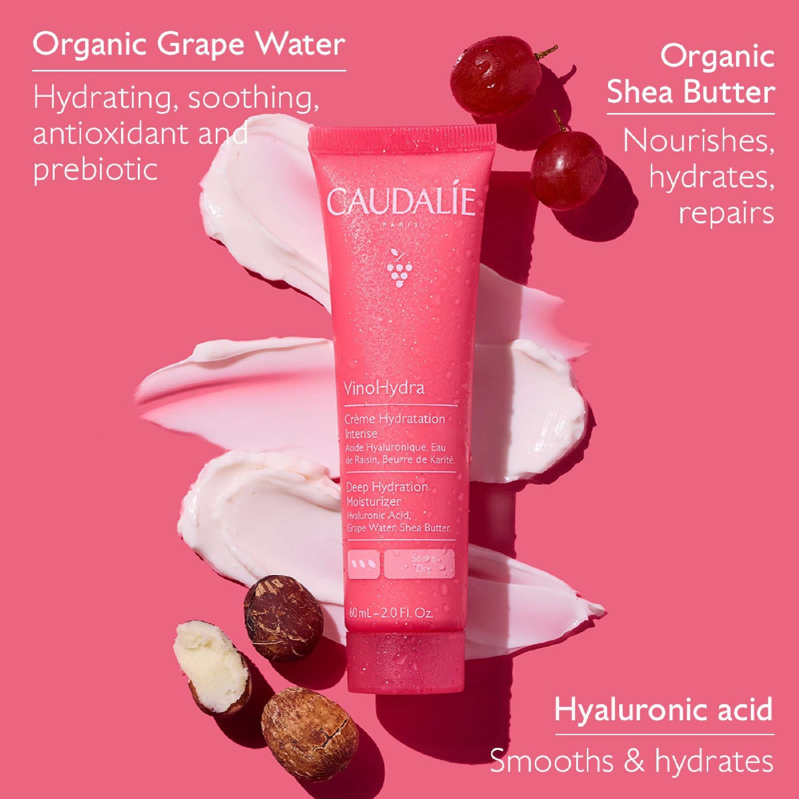 Caudalie VinoHydra S.O.S Deep Hydration Moisturiser 60ml