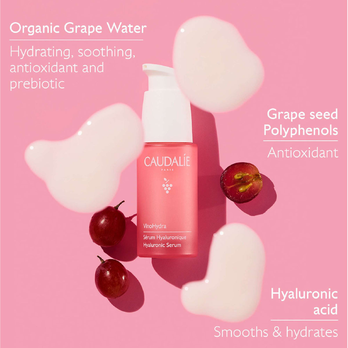 Caudalie VinoHydra S.O.S Hydrating Hyaluronic Serum 30ml