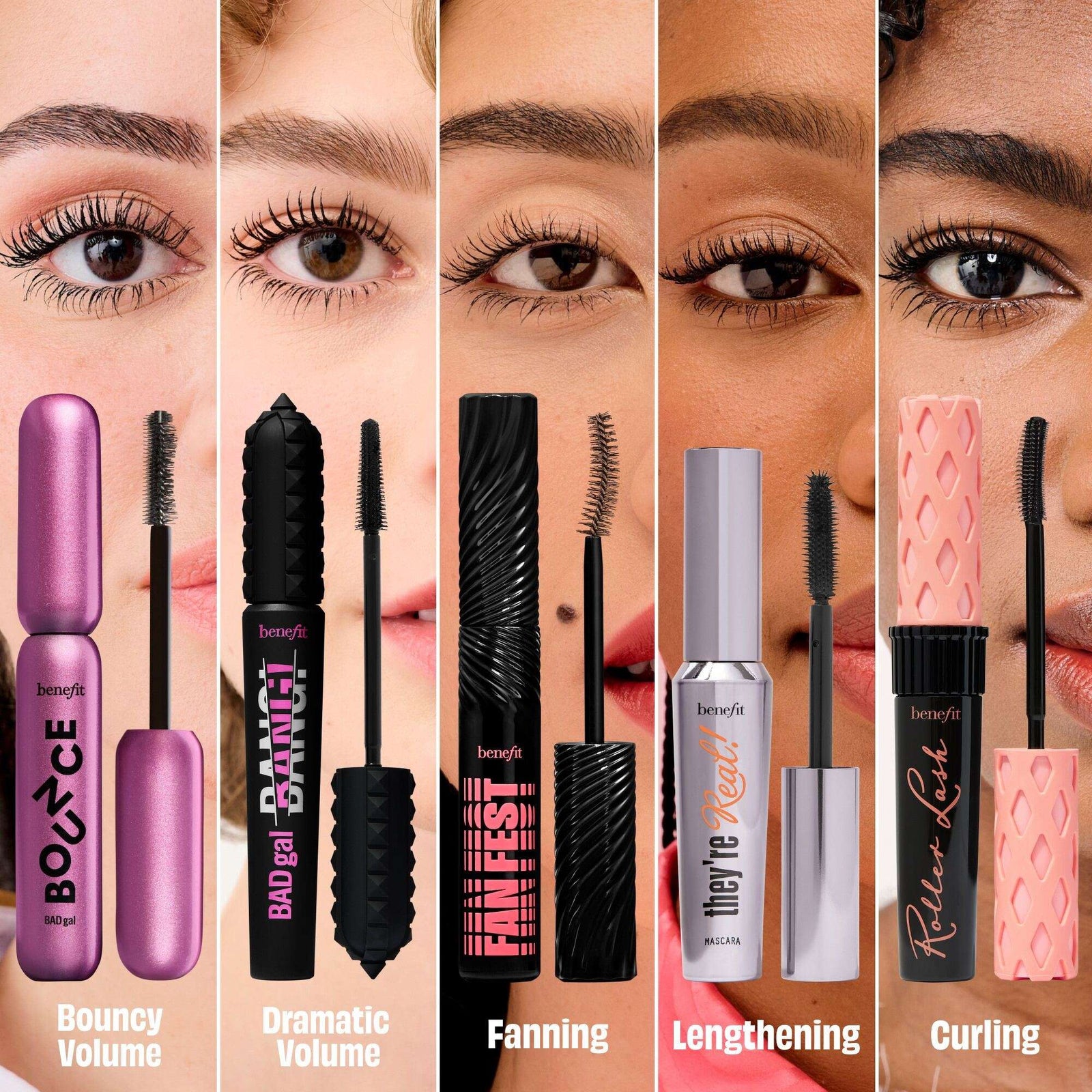 benefit BADgal Bounce Fuller, Fluffier, Volumizing Mini Mascara 4g