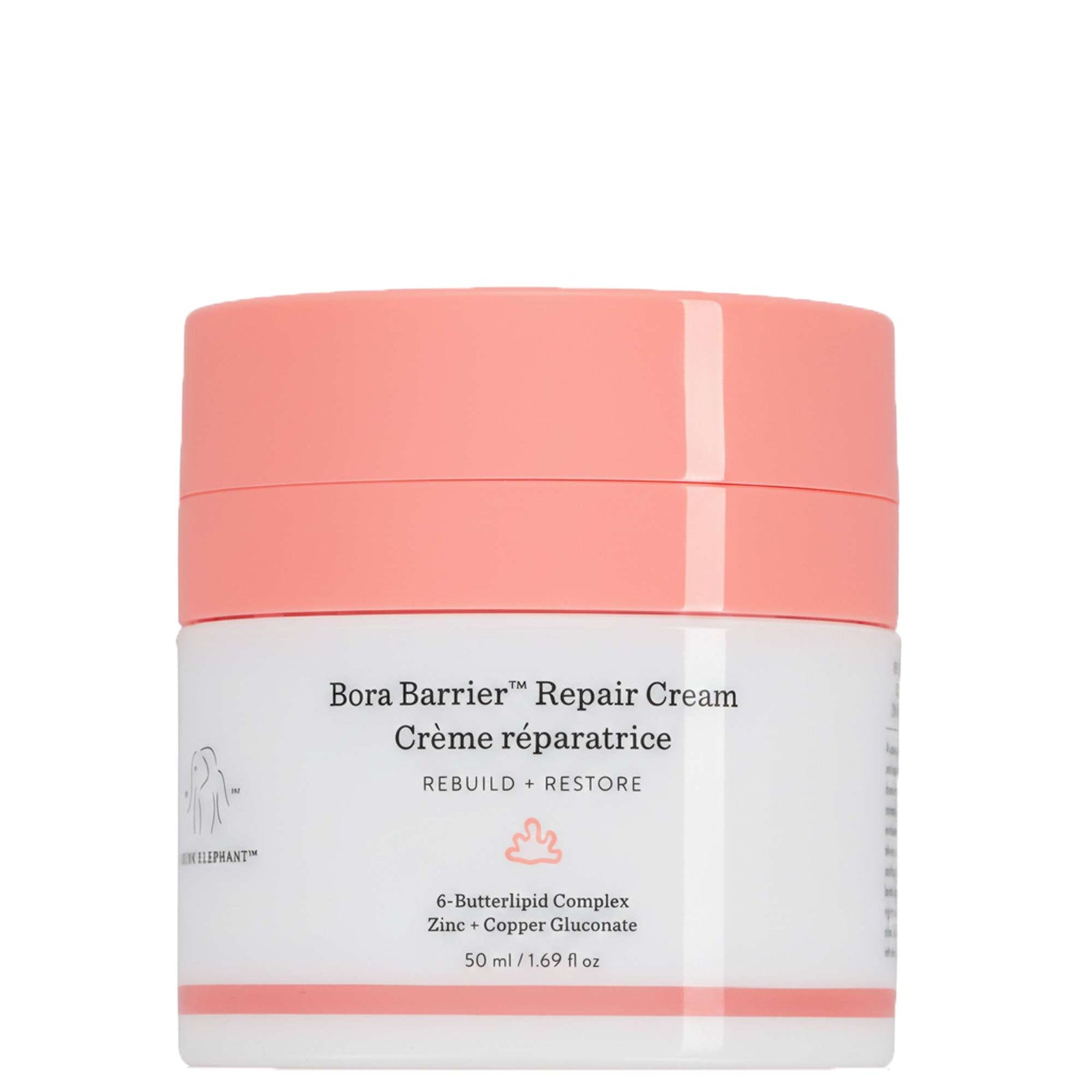 Drunk Elephant Moisturisers Bora Barrier Rich Repair Moisturiser with 6-Butterlipid Complex 50ml