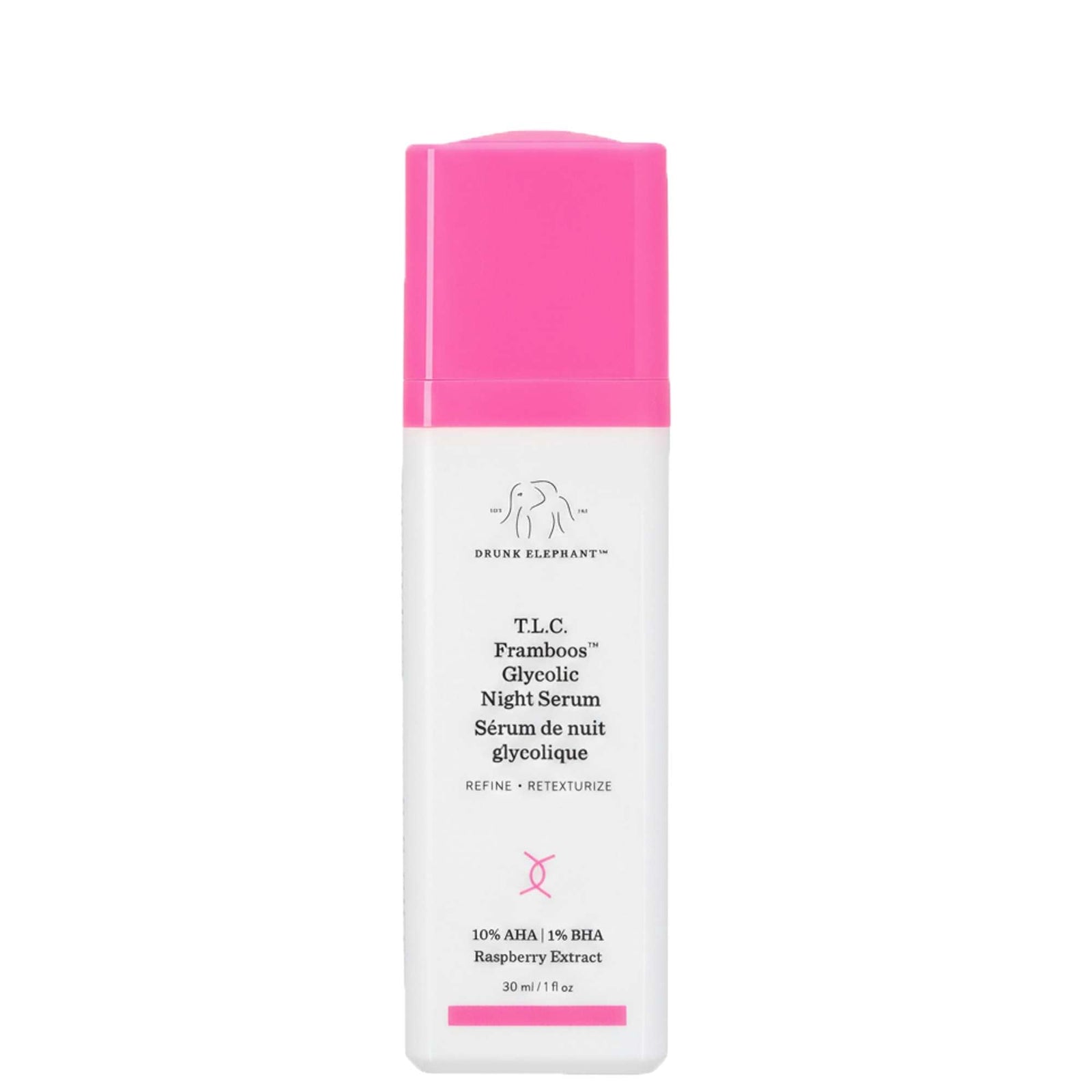 Drunk Elephant T.L.C. Framboos Glycolic Resurfacing Night Serum 30 ml