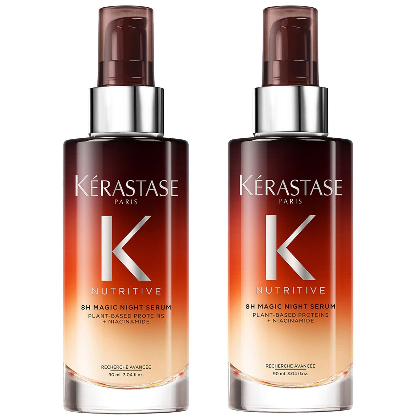 Kérastase Nutritive 8H Magic Night Serum With Niacinamide For Dry Hair 90ml Duo
