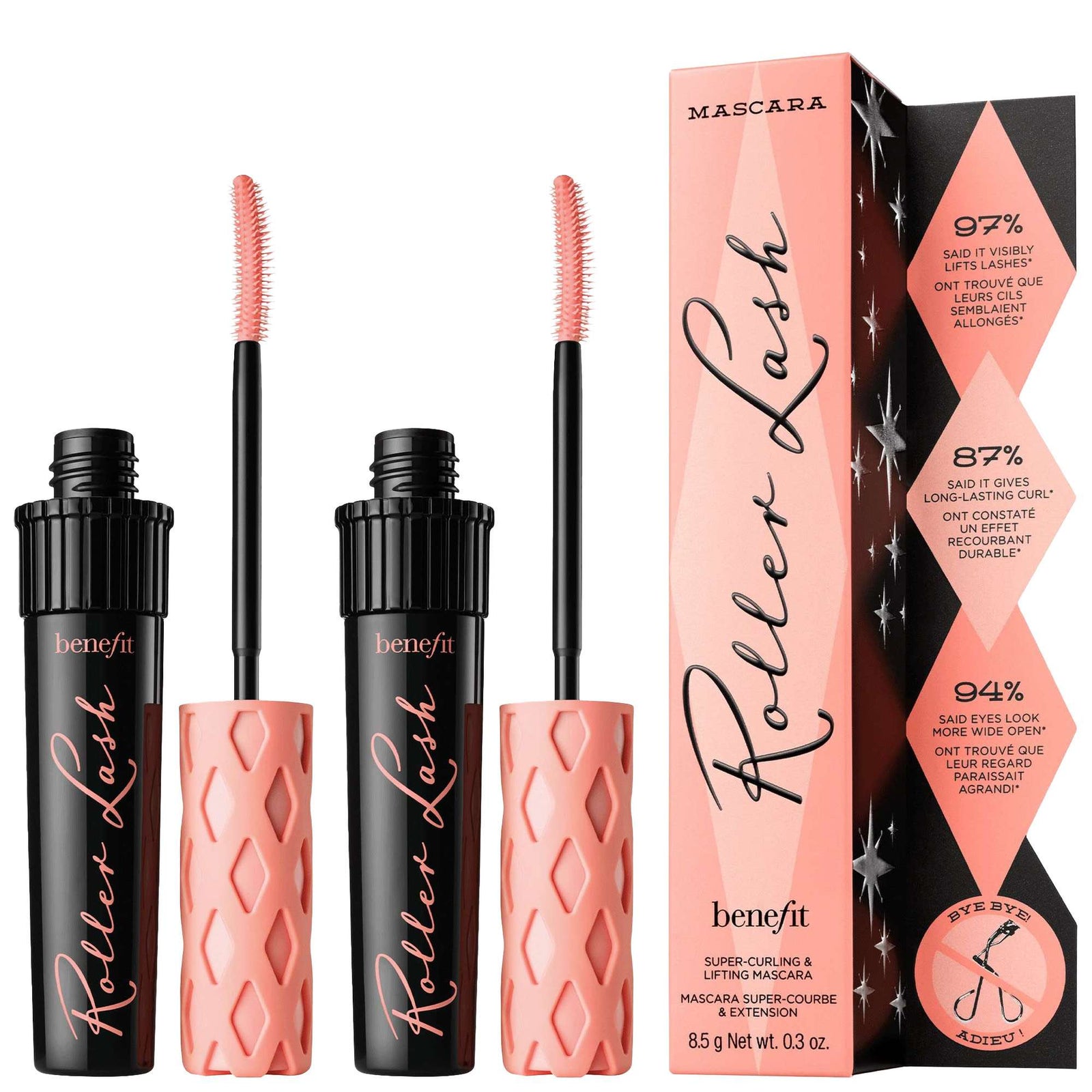 benefit Bundles Roller Lash Lifting and Curling Mascara Duo Black