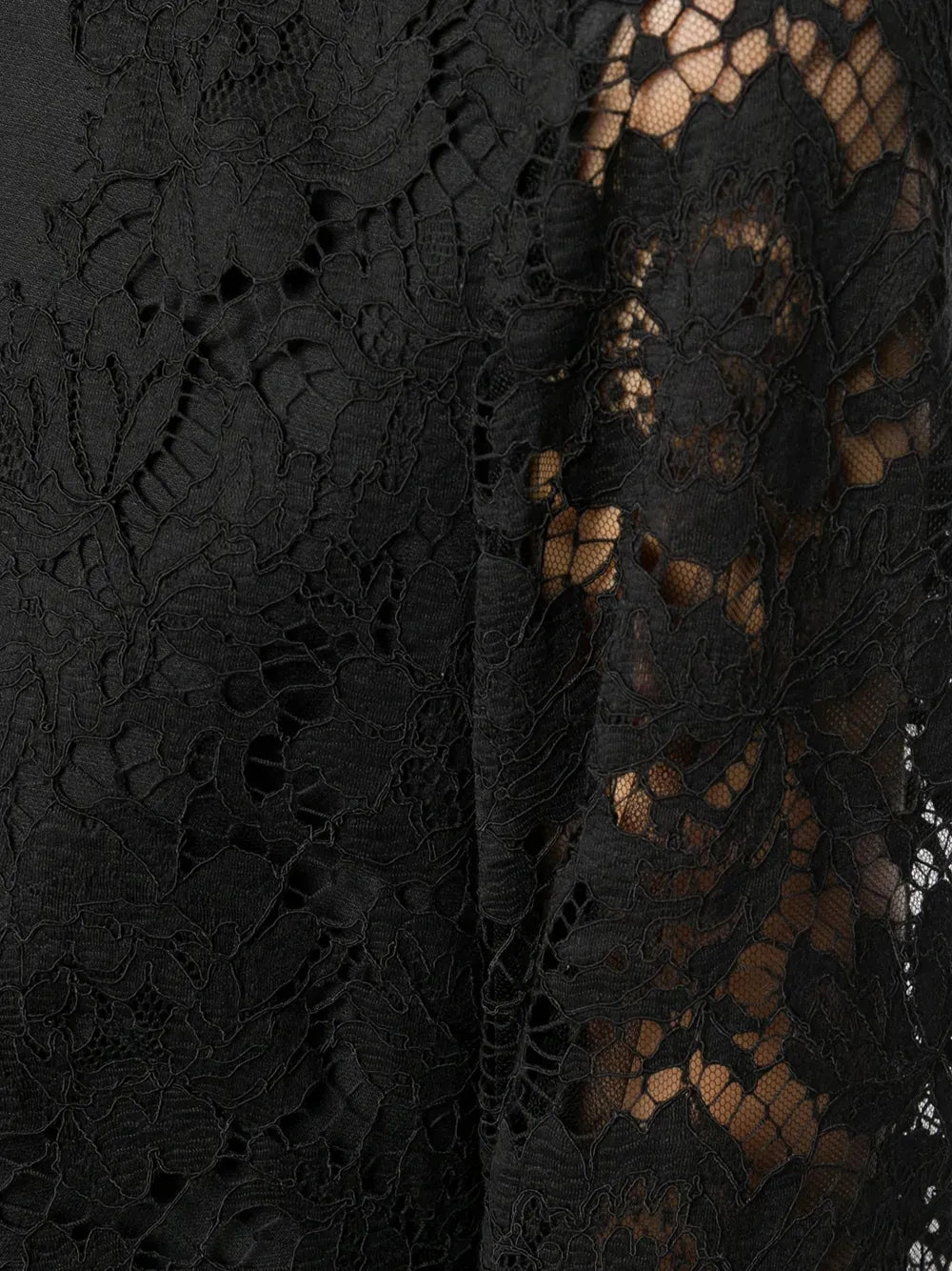 lace-detail dress