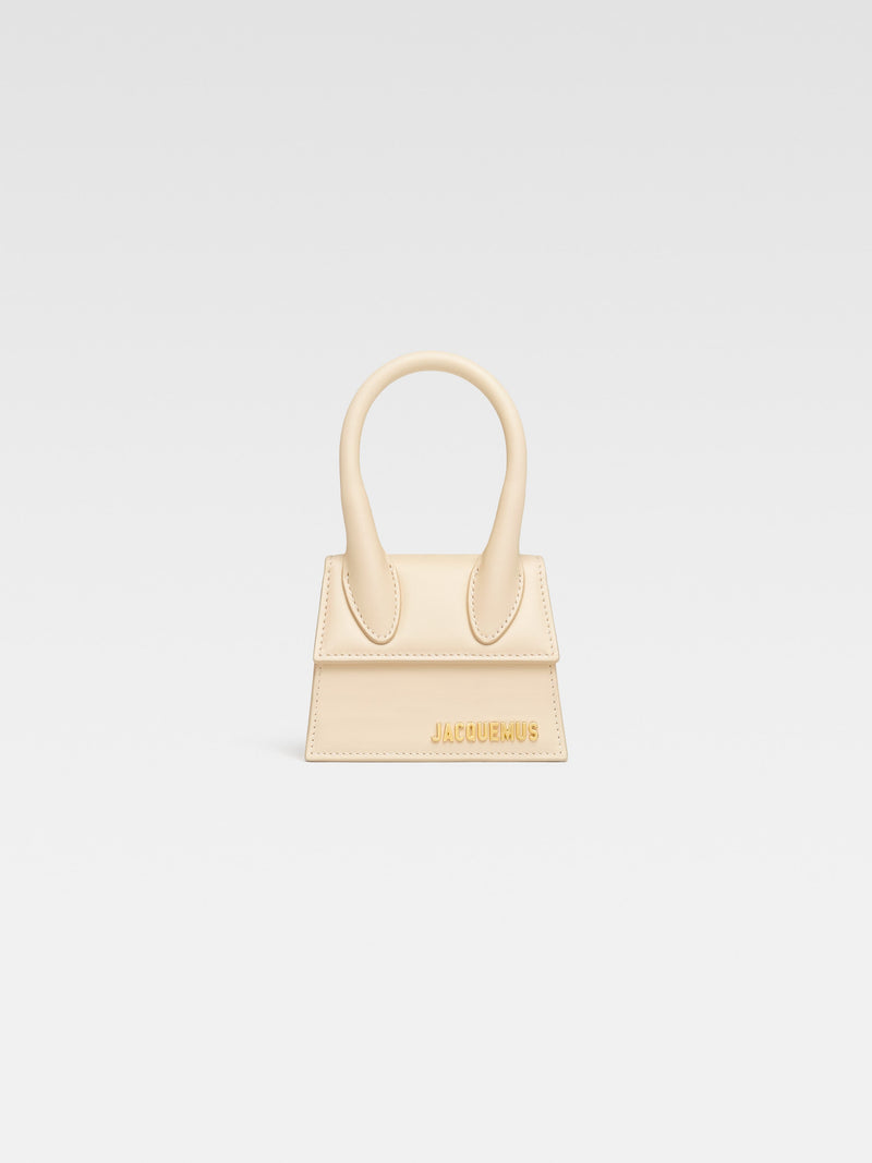 Jacquemus The Chiquito Smooth Leather Structured Bag Ivory