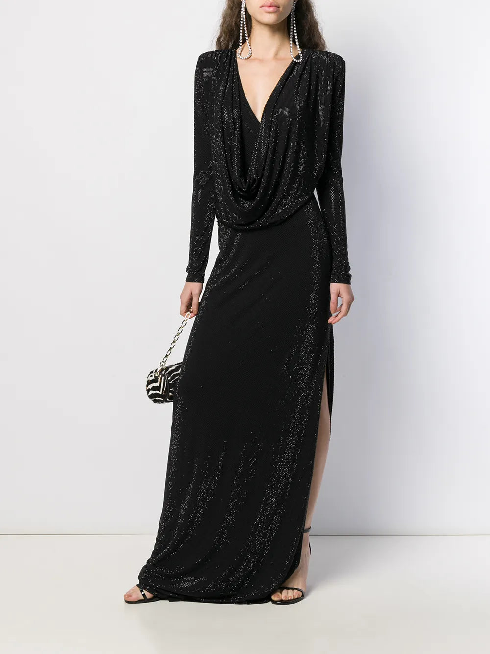 crystal embellished gown