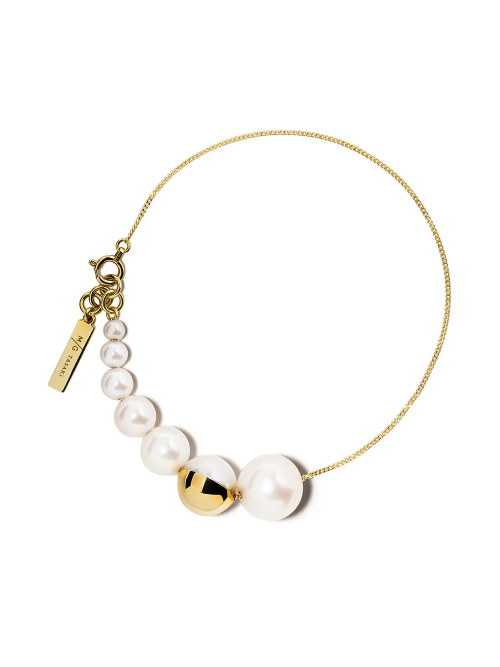 18kt yellow gold M/G Shell bracelet