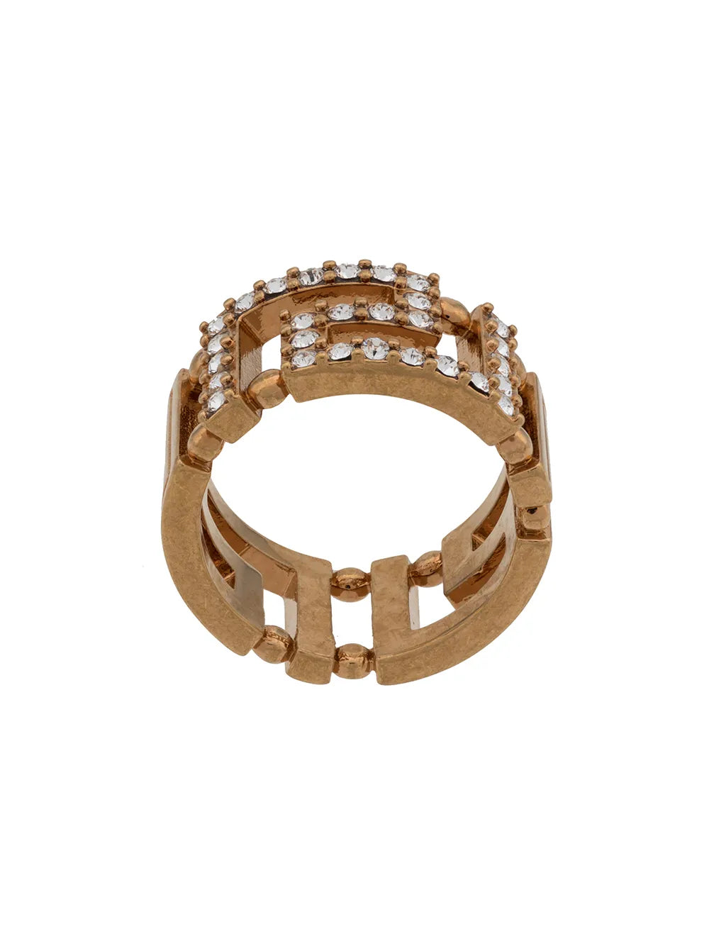 Greca crystal ring