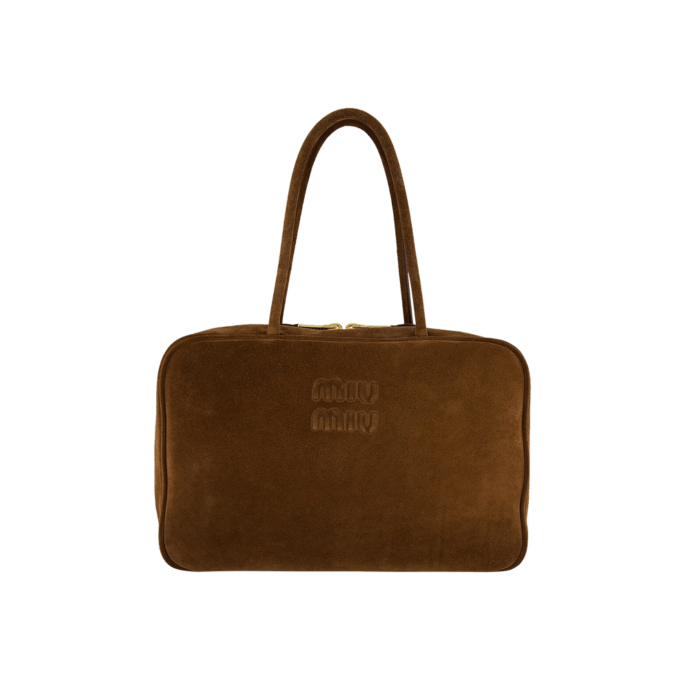 Miu Miu Suede Beau Bag Cacao