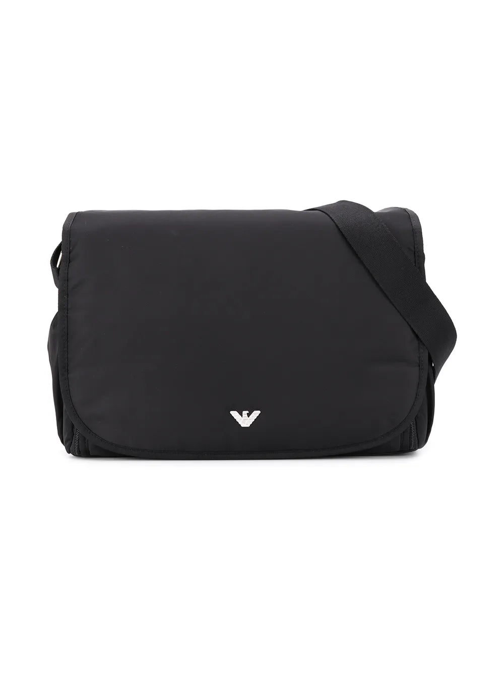 logo plaque diaper bag