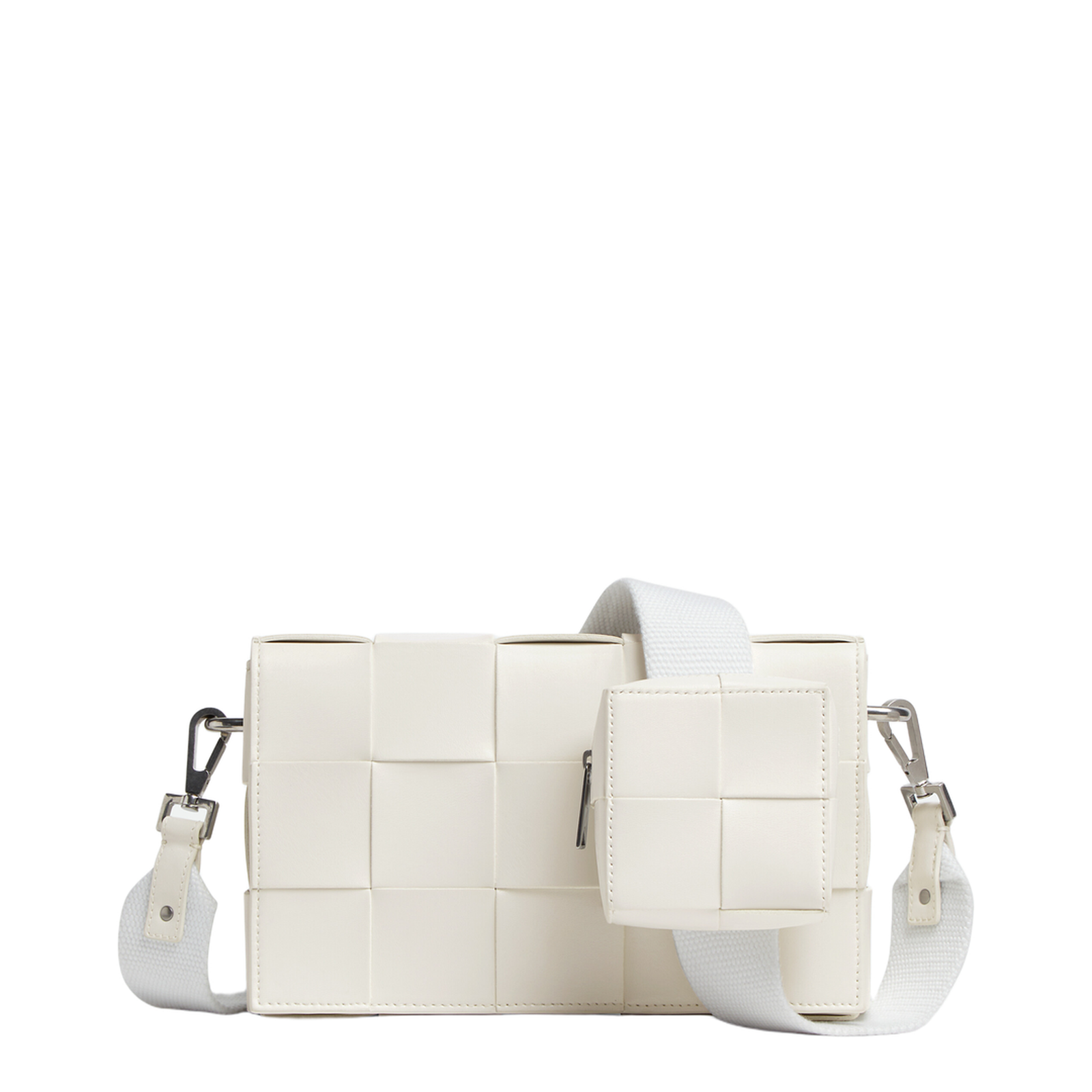 Cassette Classic Canvas Crossbody Bags - White