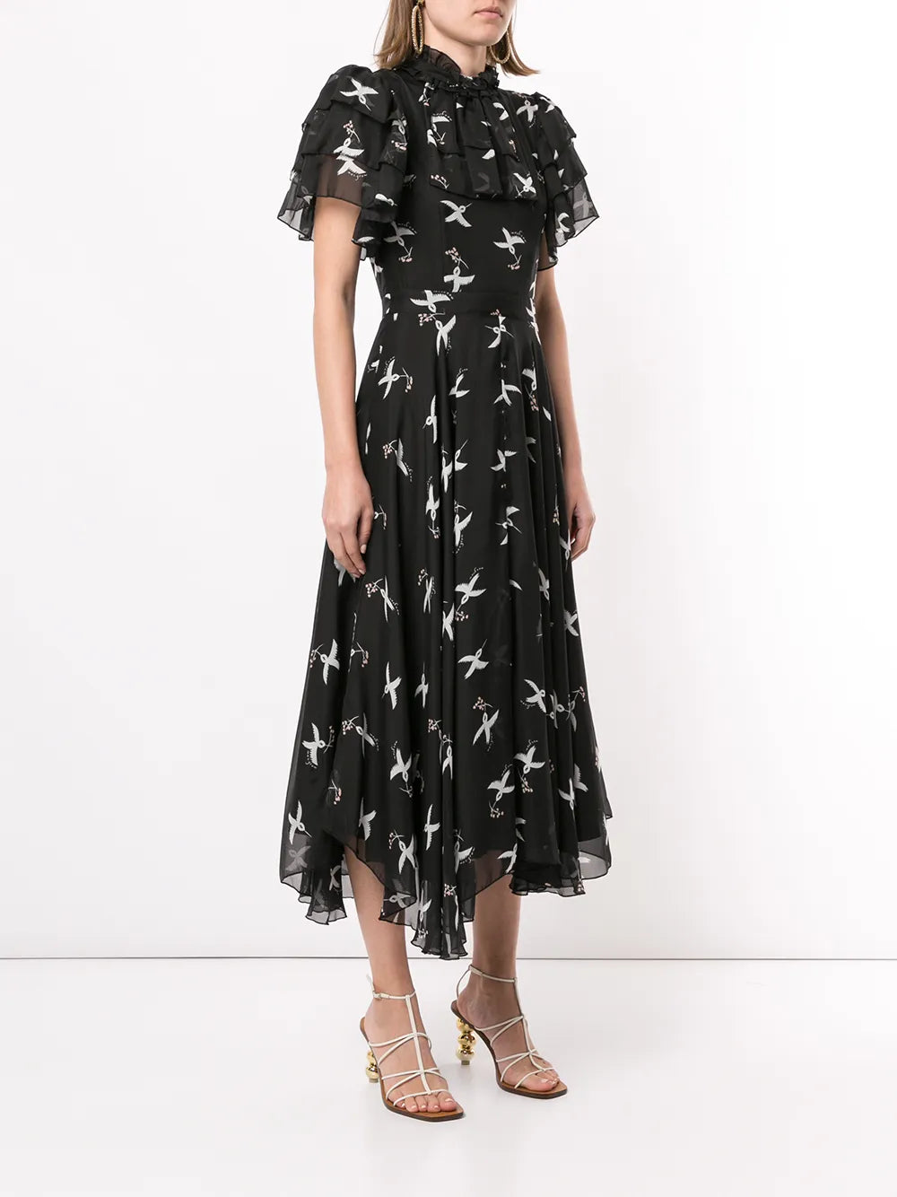 Flight Bird Print dress