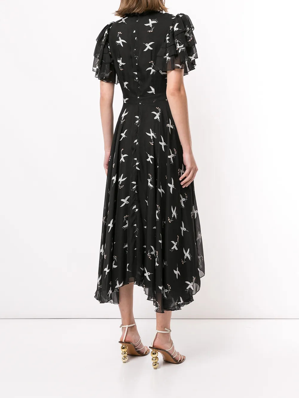 Flight Bird Print dress
