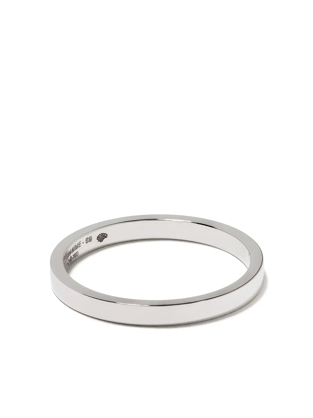 18kt white gold 3g band ring