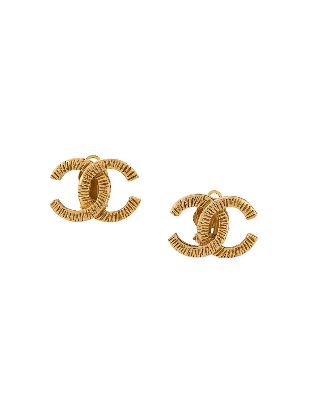 1990s interlocking CC earrings