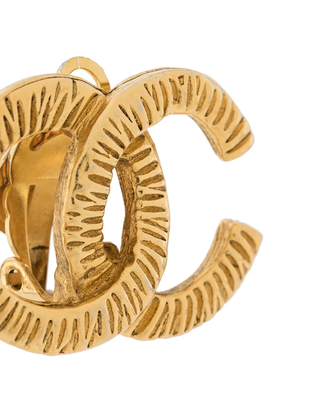 1990s interlocking CC earrings