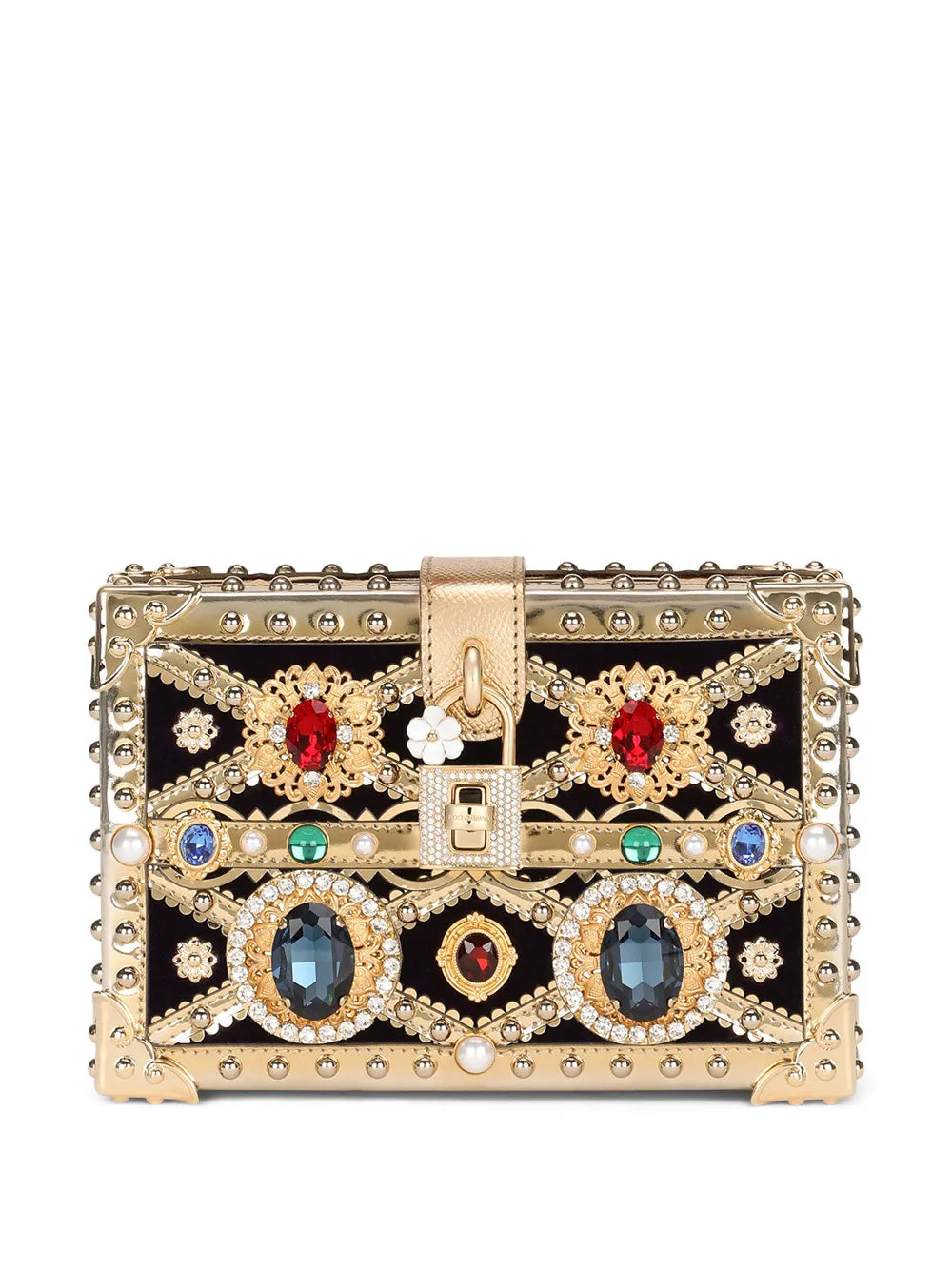 Dolce Box bejewelled top-handle bag