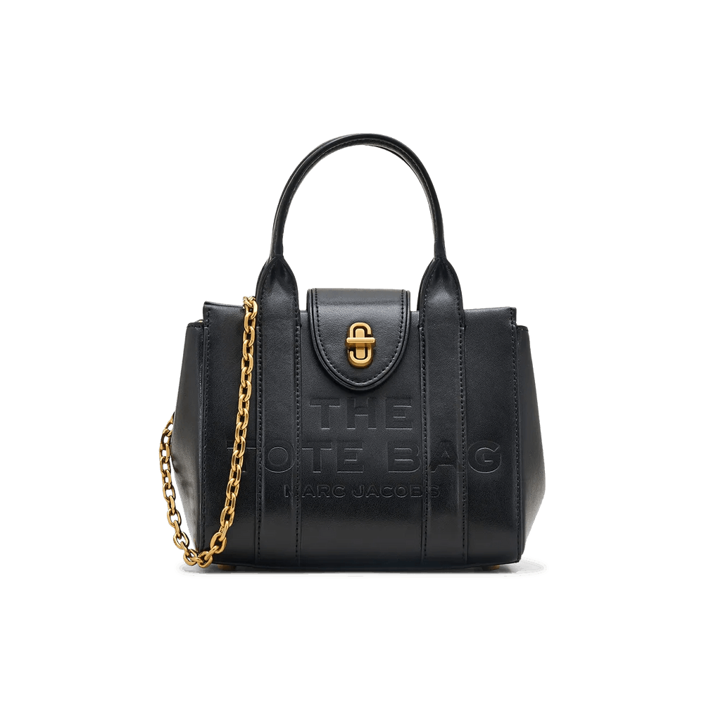 Marc Jacobs Turnlock Crossbody Tote Bag Black