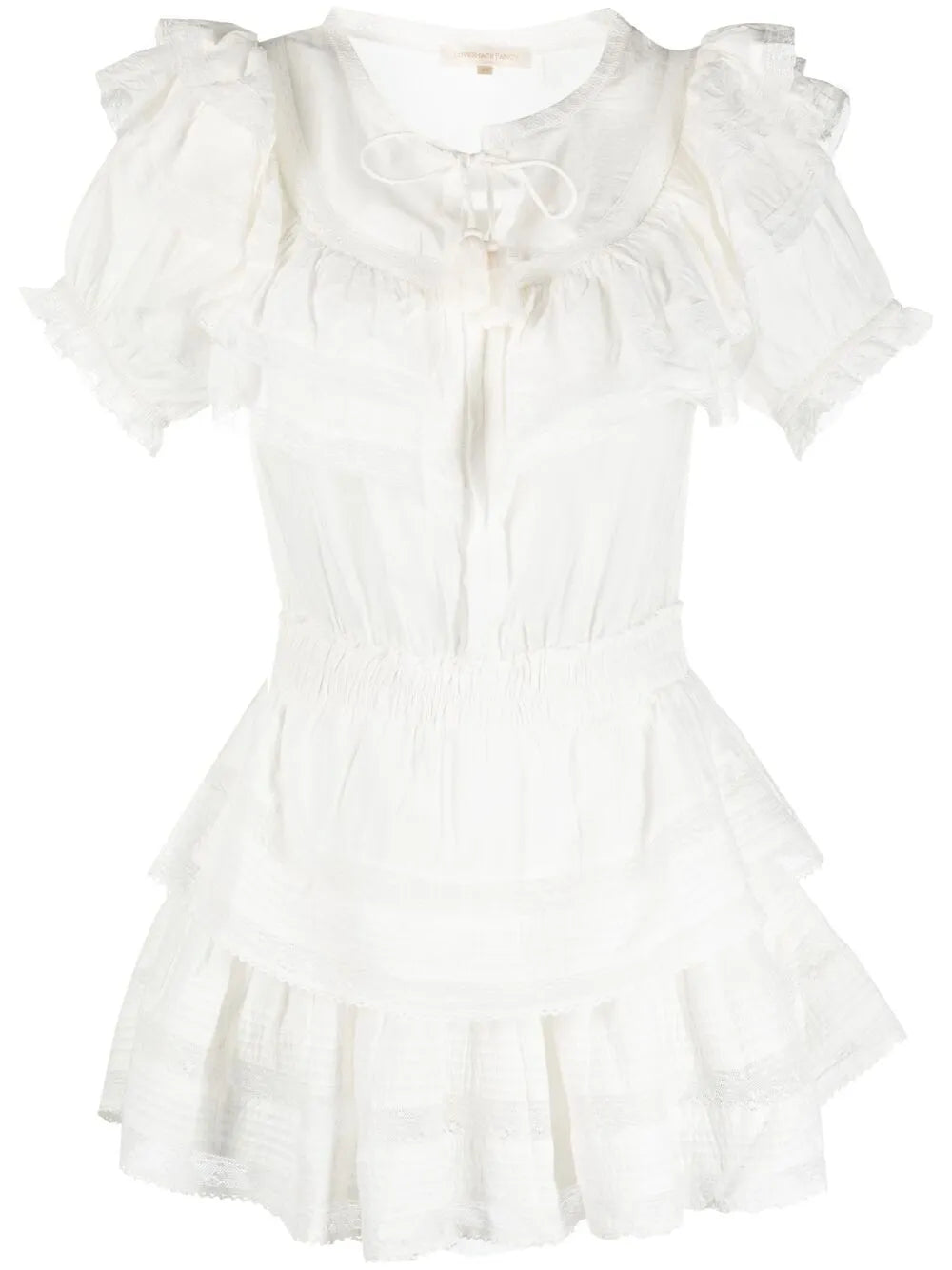 Liv ruffled-trim dress 