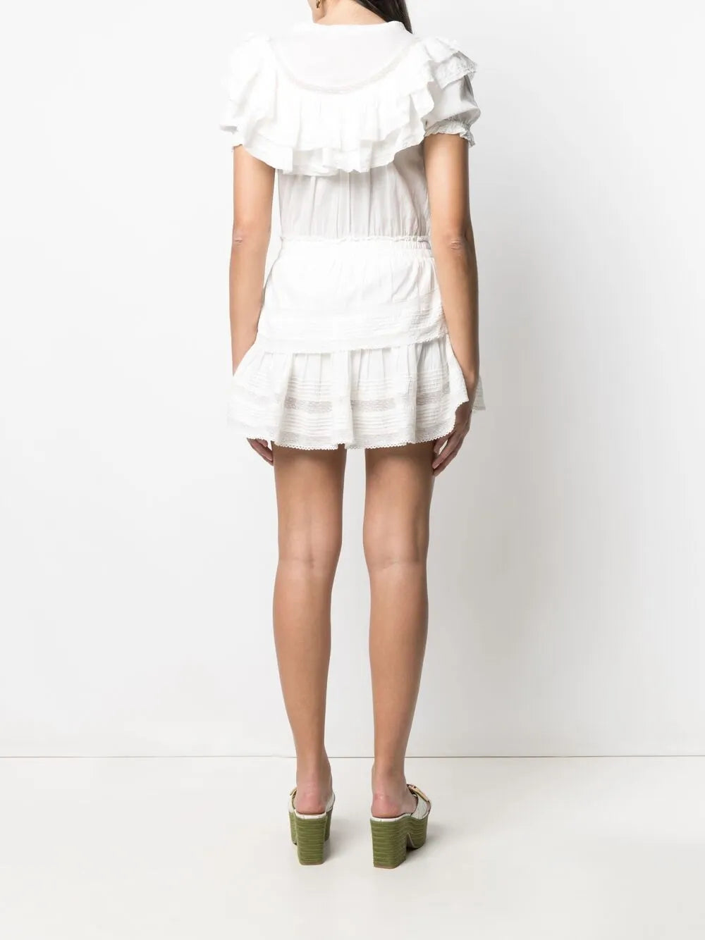 Liv ruffled-trim dress 