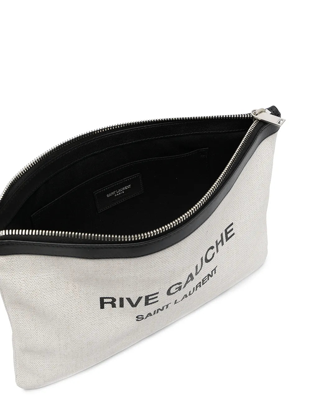 logo-print clutch