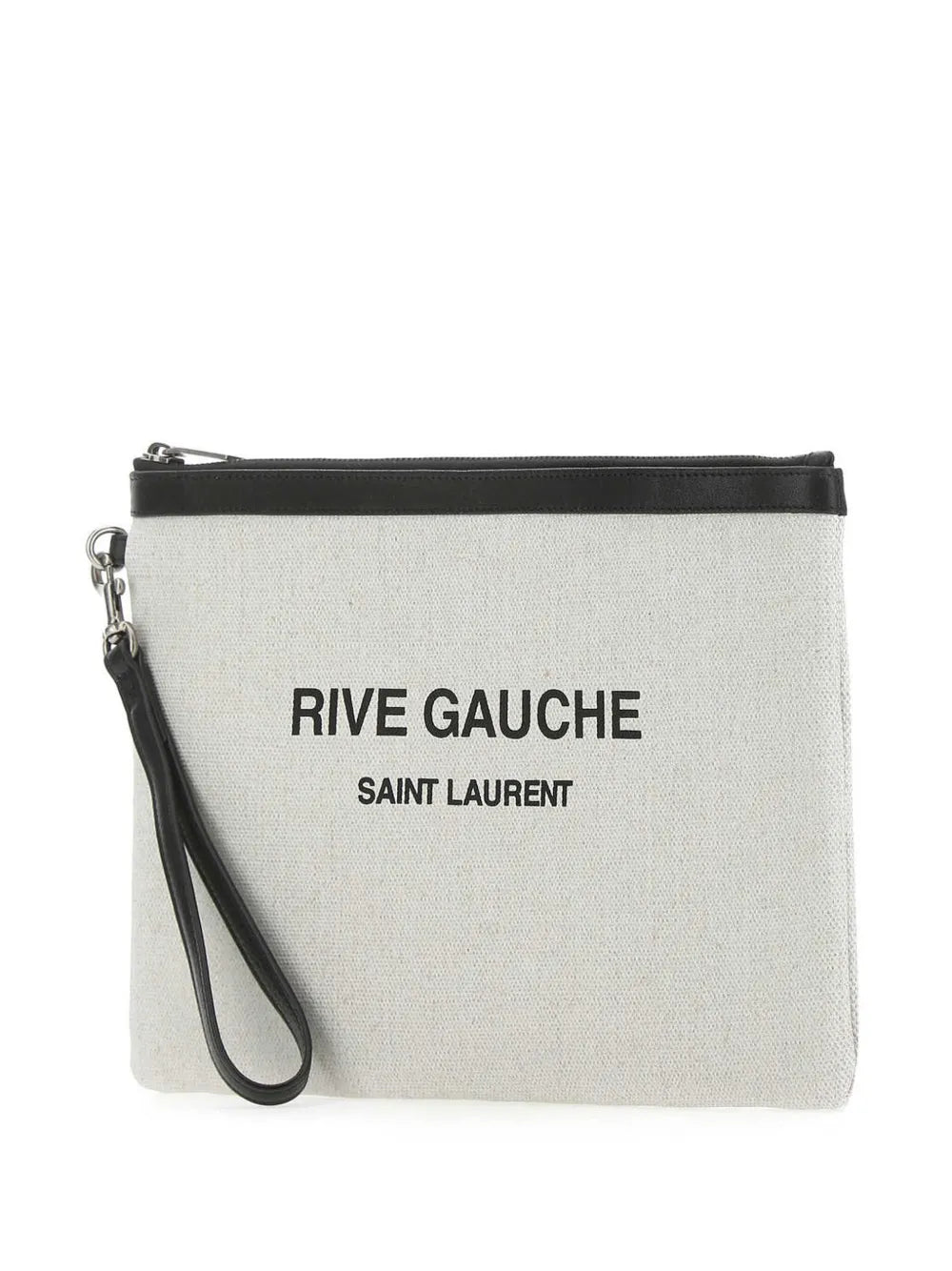 logo-print clutch