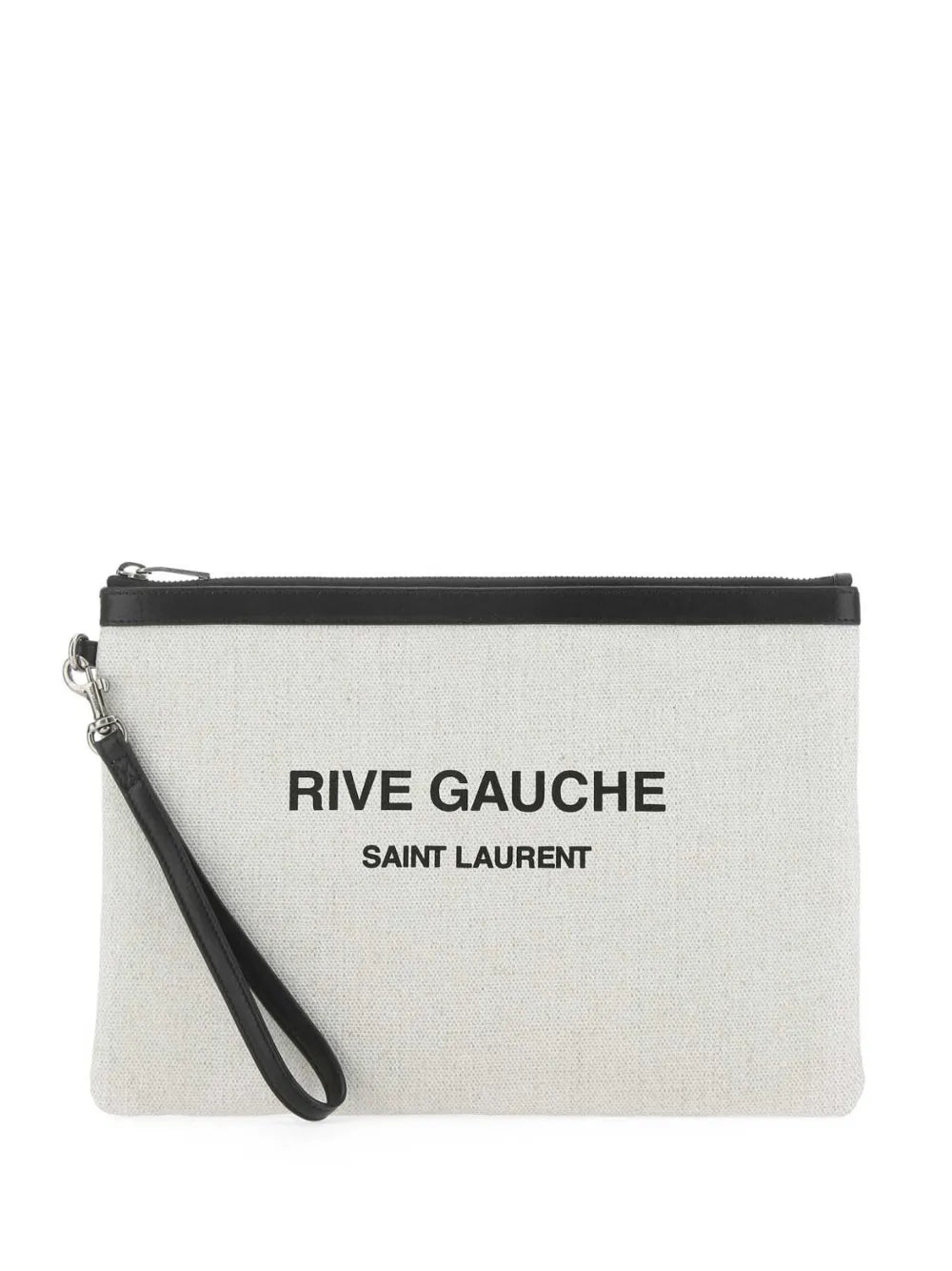 logo-print clutch