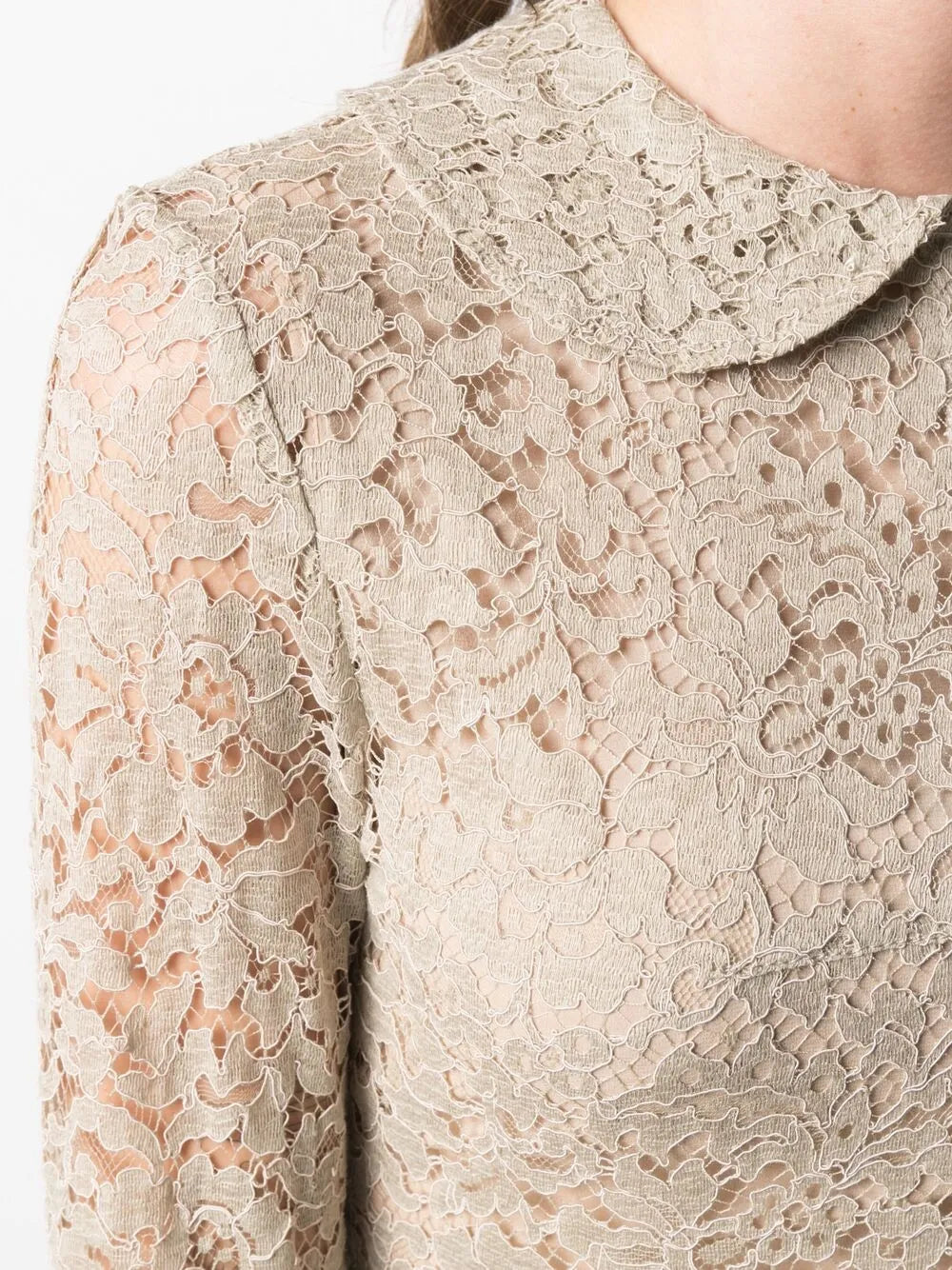 floral lace mini dress