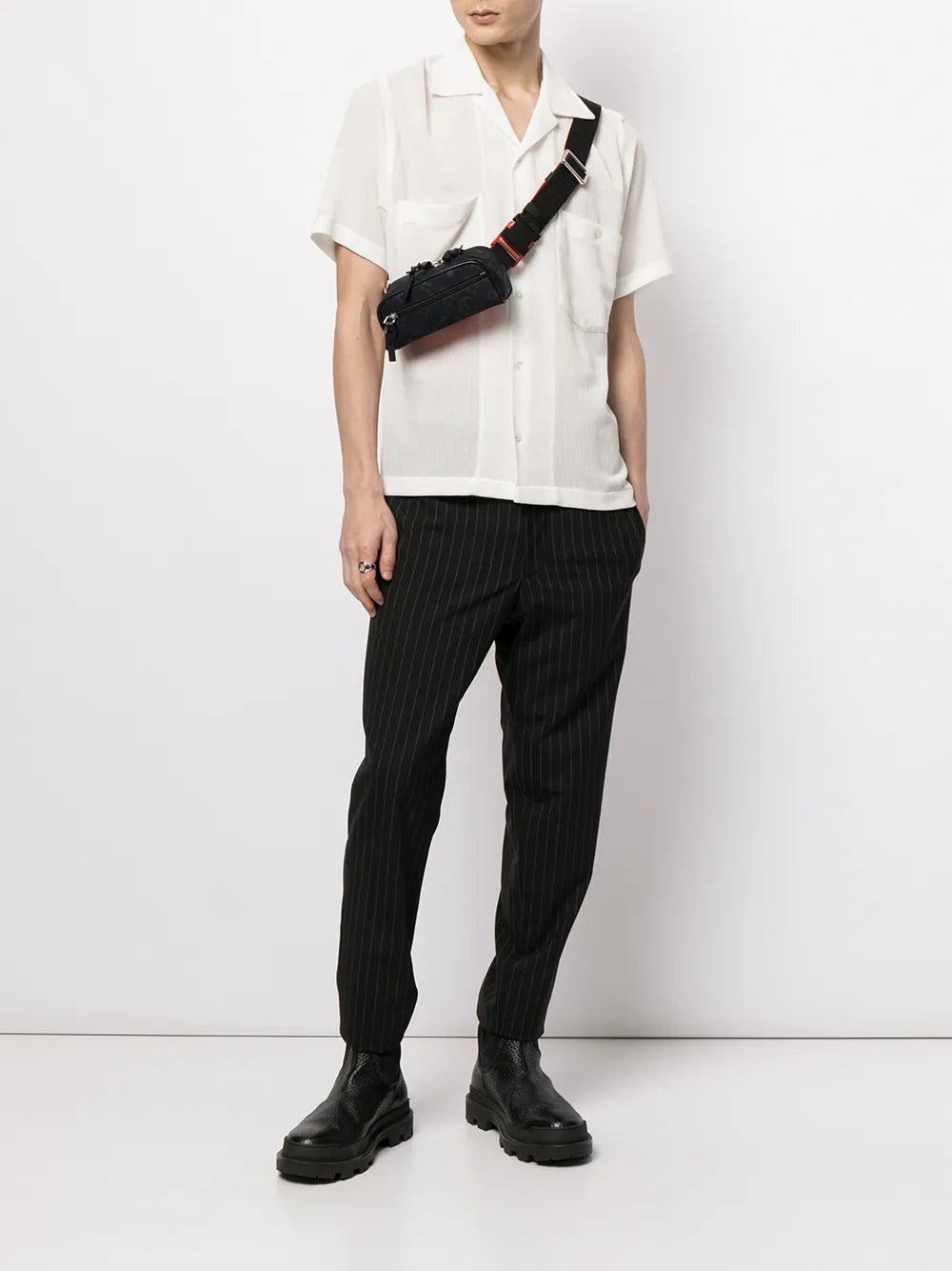 Blaster logo-print belt bag