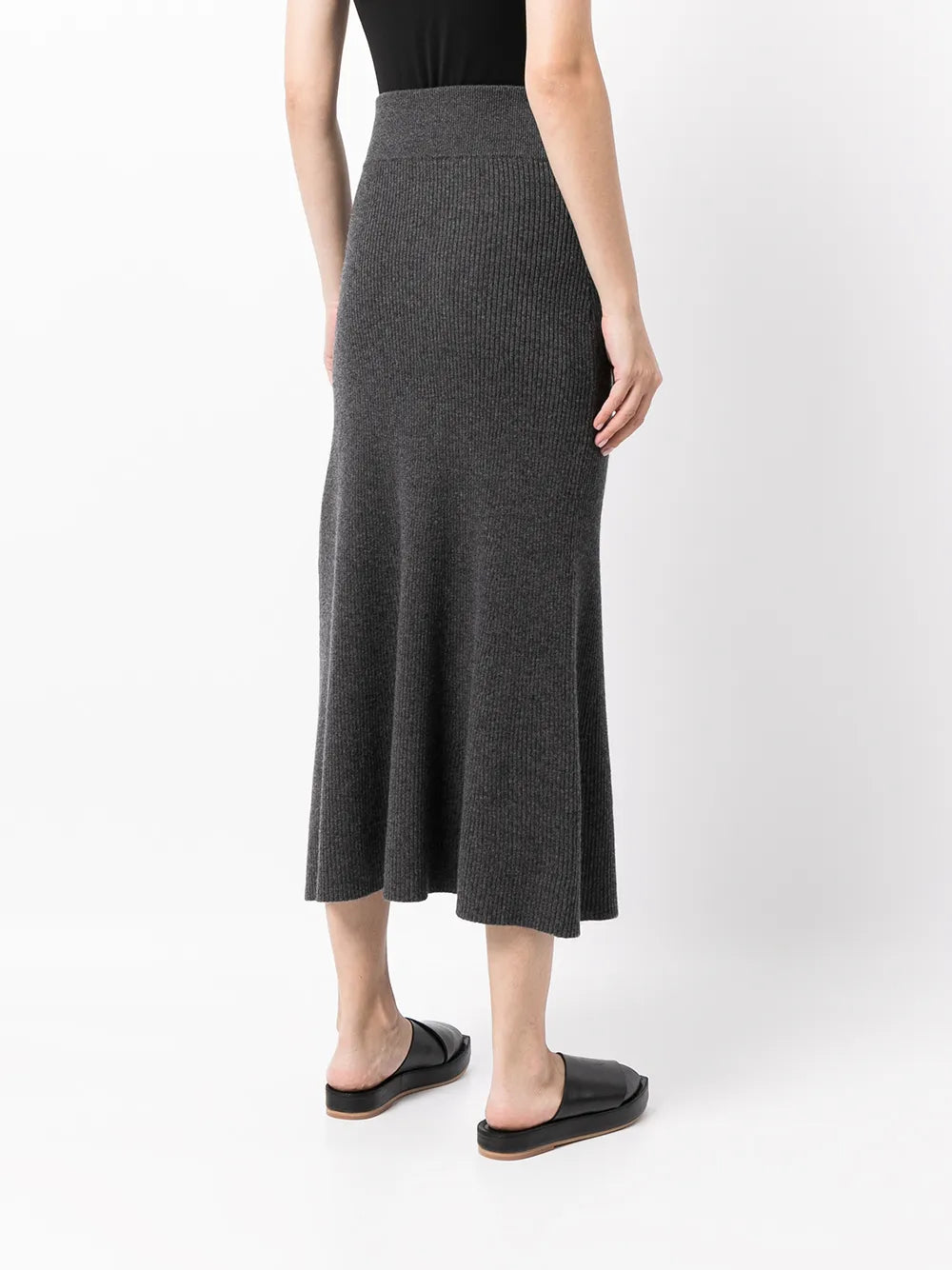River A-line cashmere skirt