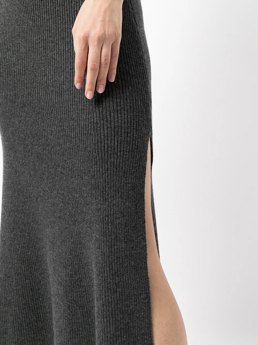 River A-line cashmere skirt